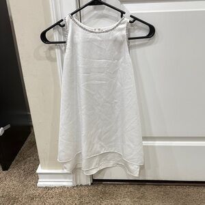Elegant White Sleeveless Top